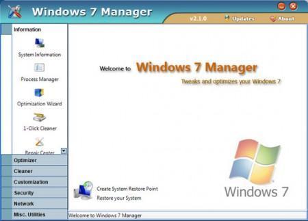 Windows 7 Manager v 2.1.6 Final (x86/x64) + 