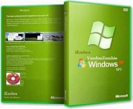 Microsoft Windows XP SP3 VoodooZombie iEmbra DVD (X86/RUS)