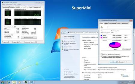 Microsoft Windows 7 Ultimate SP1 x86 ru-RU Mini & SM v.2