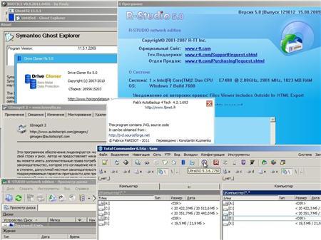LiveCD&USB WIM Edition with Acronis Backup&Recovery 10.0.13545 RU & Disk Director 11.0.12077 Advanced RU