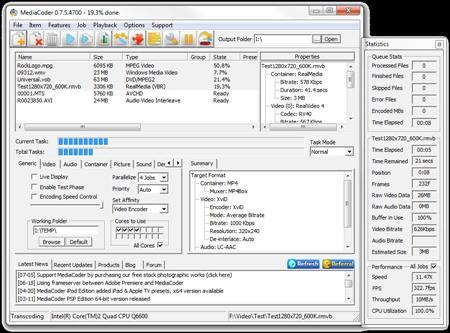 MediaCoder 2011 R8 build 5180 Portable