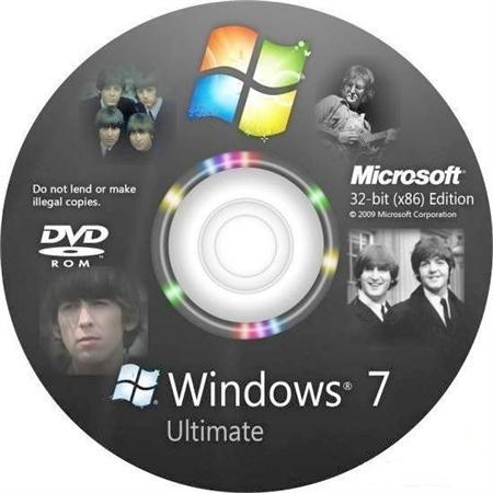 Windows 7 Ultimate SP1 x86 The Beatles Edition 1.08.11 (RUS)