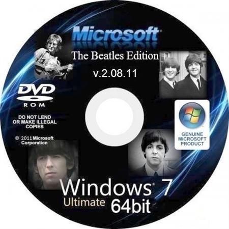 Windows 7 Ultimate SP1 x64 The Beatles Edition 2.08.11 (RUS)