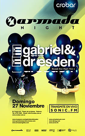 Gabriel & Dresden - Live at Armada Night Crobar 2011