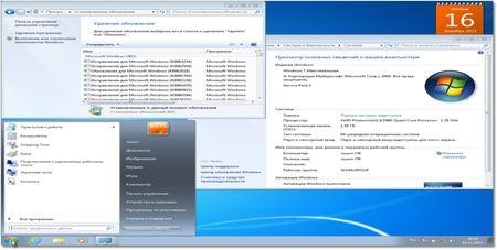 Windows 7  SP1 Only Rus 2 in 1 (x86+x64/18.12.2011)