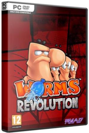 Worms Revolution: Deluxe Edition v.1.0.90 + 4 DLC (2012/RUS/ENG/PC/RePack Fenixx/Win All)