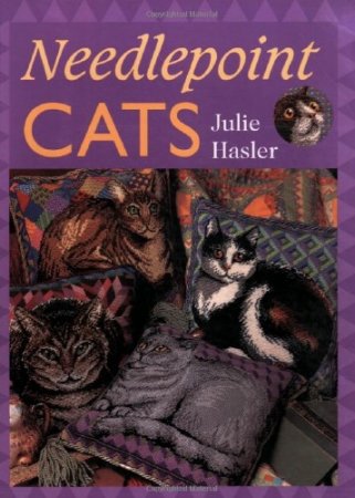 Julie Hasler - Needlepoint cats.  