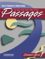 Jack C. Richards, Chuck Sandy - Passages 1 (Student's book + Audio, Workbook, Teacher's manual)