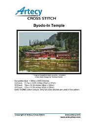Artecy Cross Stitch - Byodo-In Temple