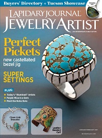 Lapidary Journal Jewelry Artist - January/February 2021