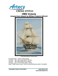 Artecy Cross Stitch - HMS Victoria